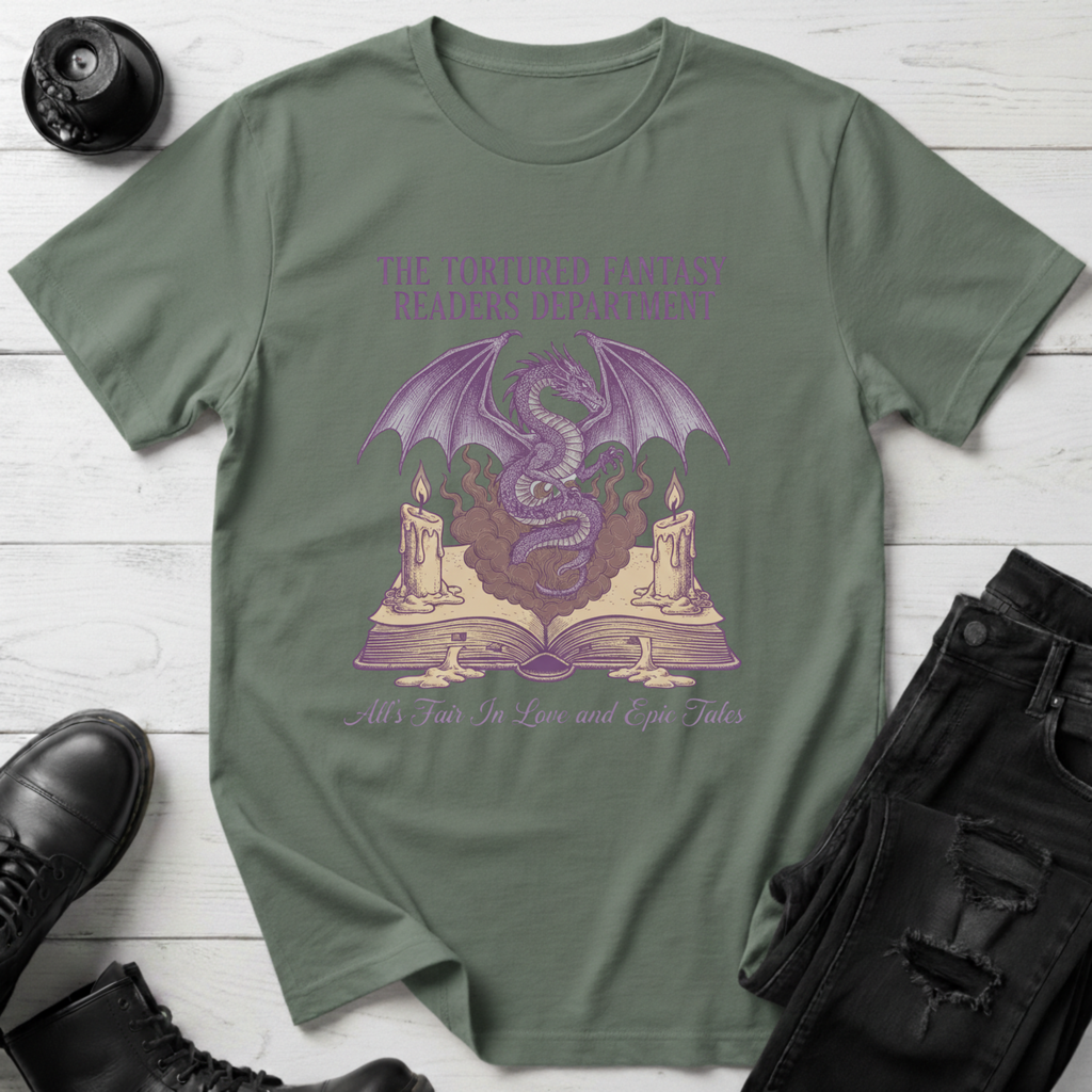The Tortured Fantasy Readers Department T-shirt