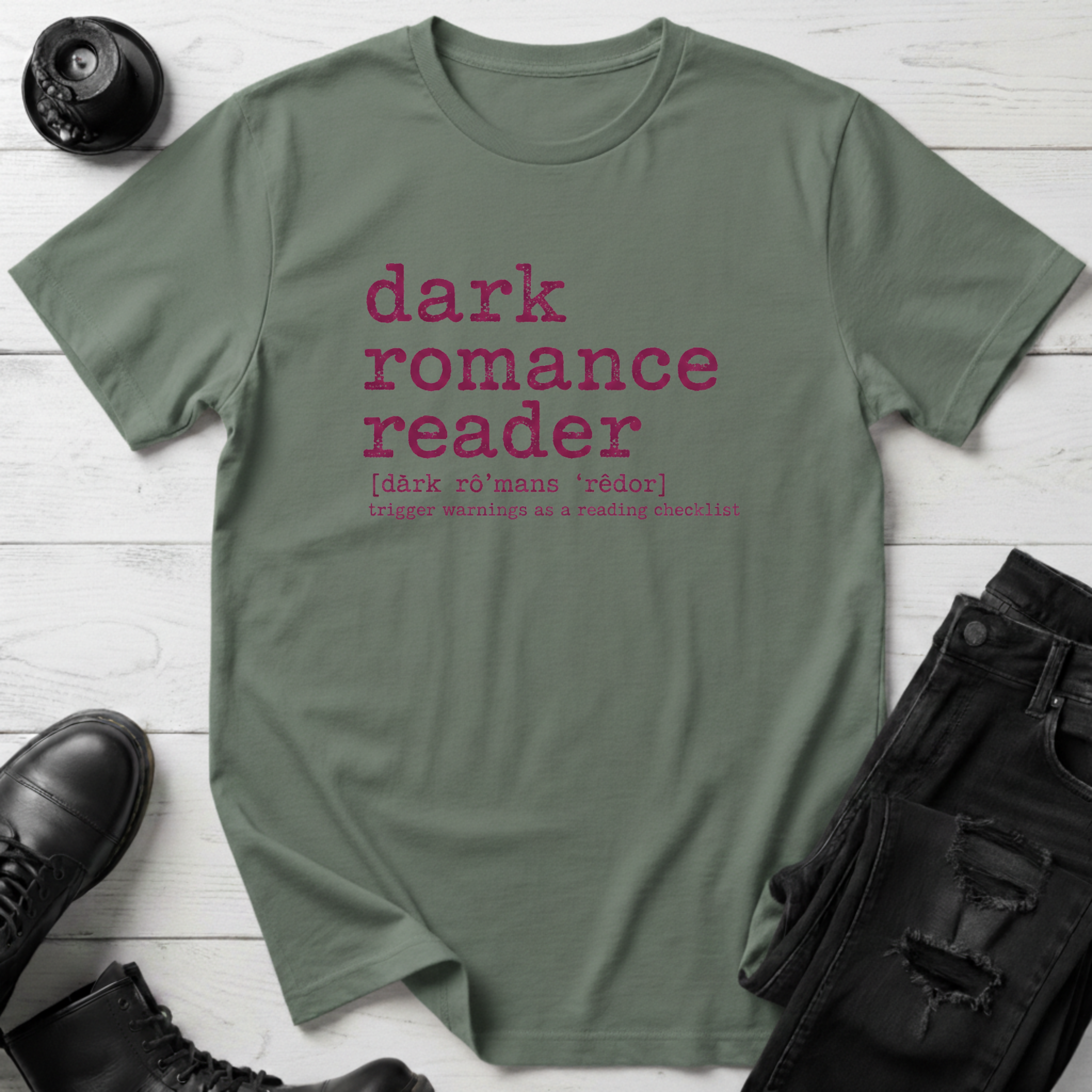 Dark Romance Reader T-Shirt