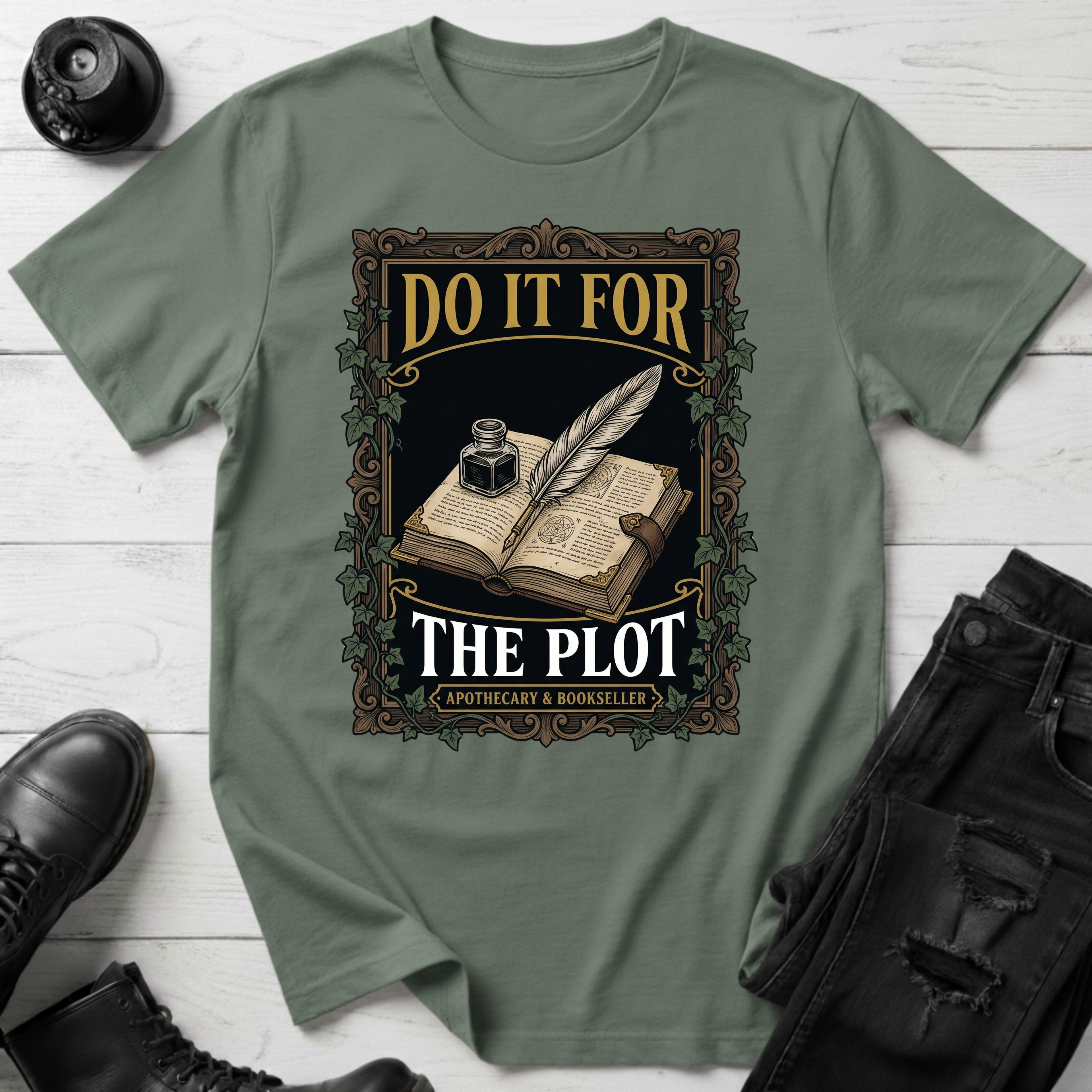 Do It For The Plot Apothecary T-Shirt