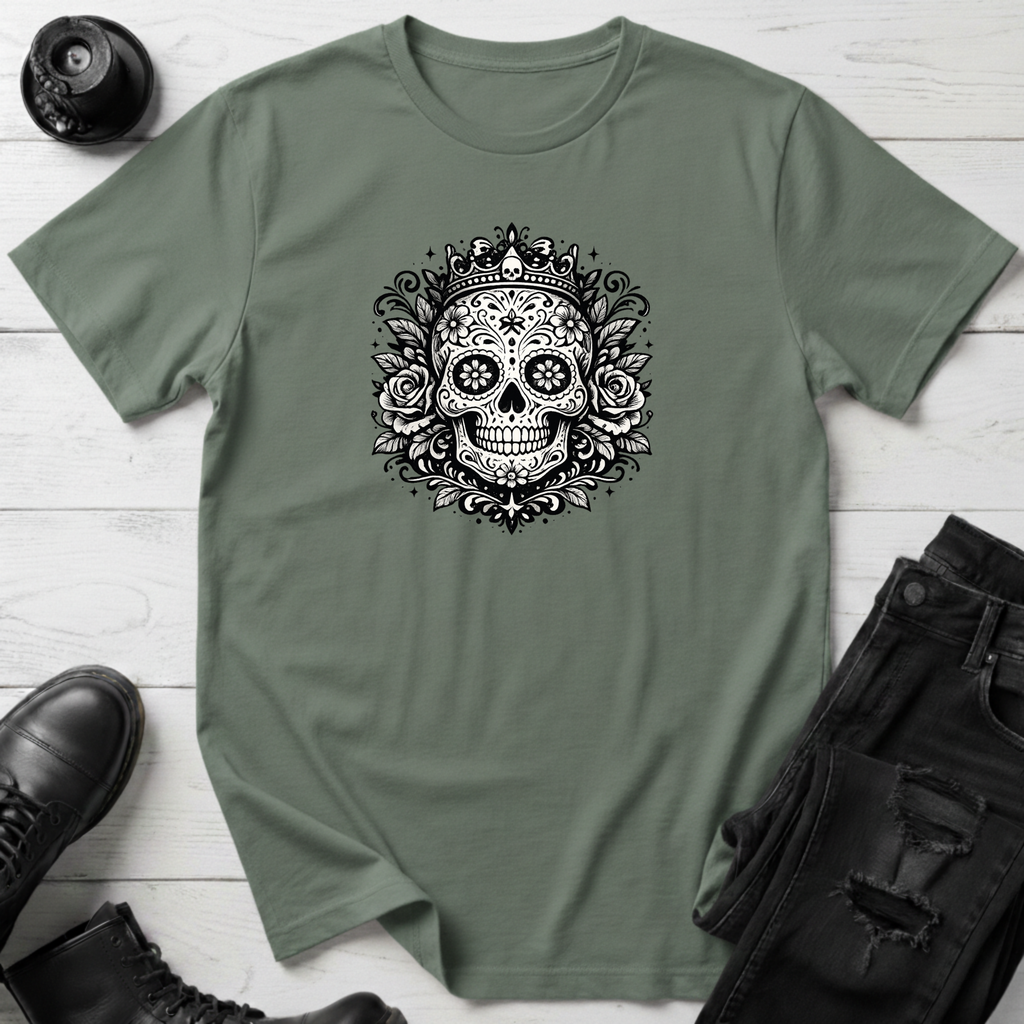 Crowned Sugar Skull T-Shirt