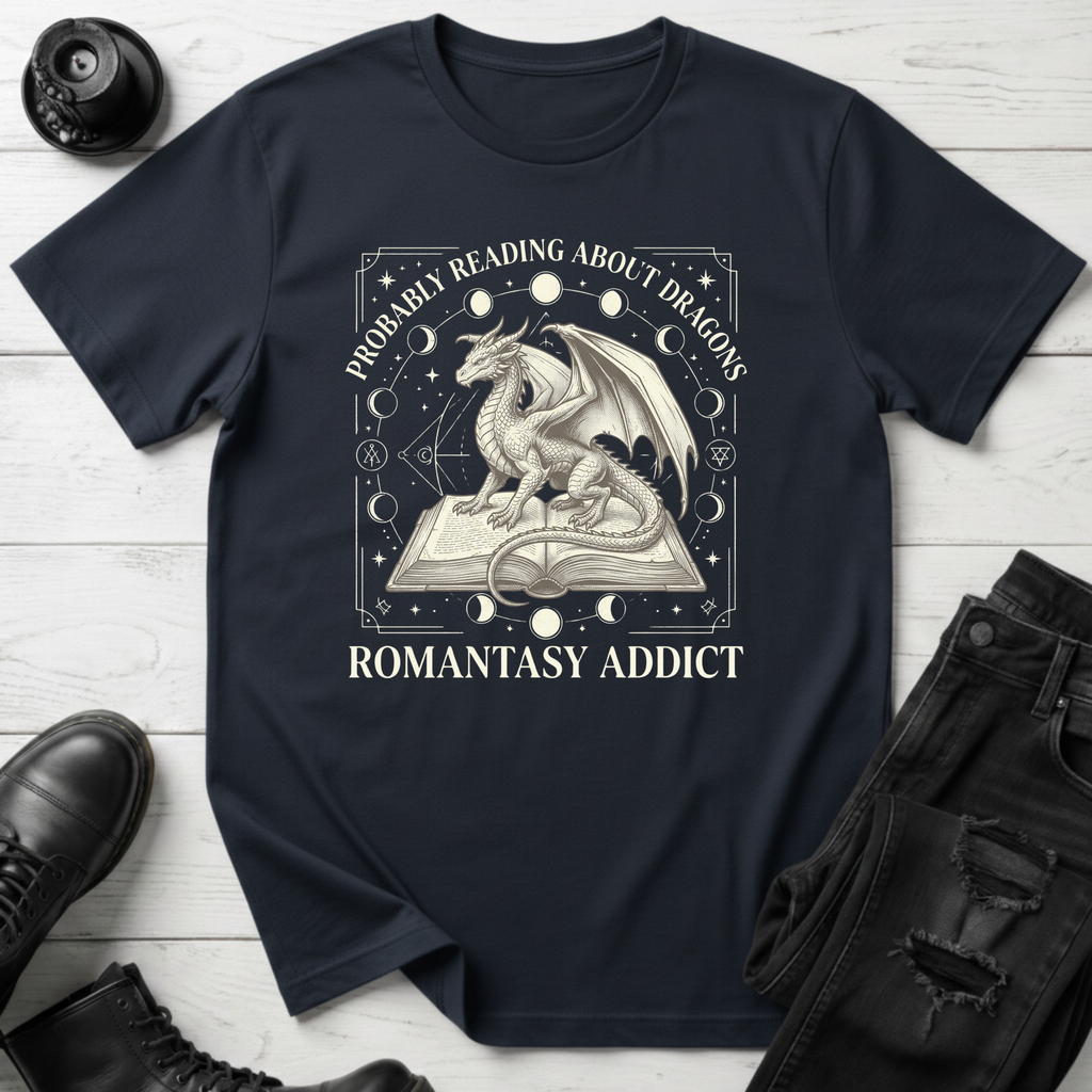 Probably Reading About Dragons T-Shirt