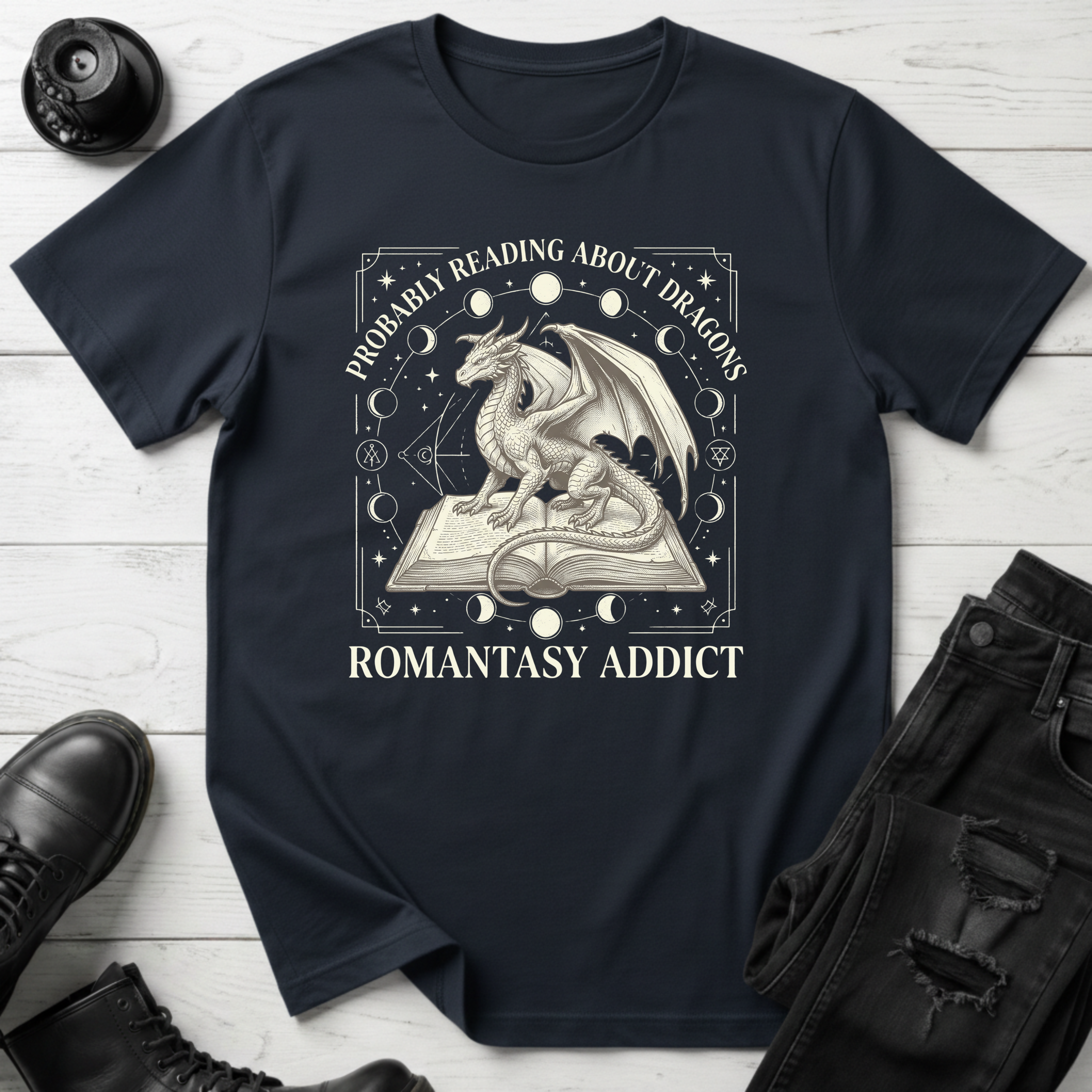 Probably Reading About Dragons T-Shirt