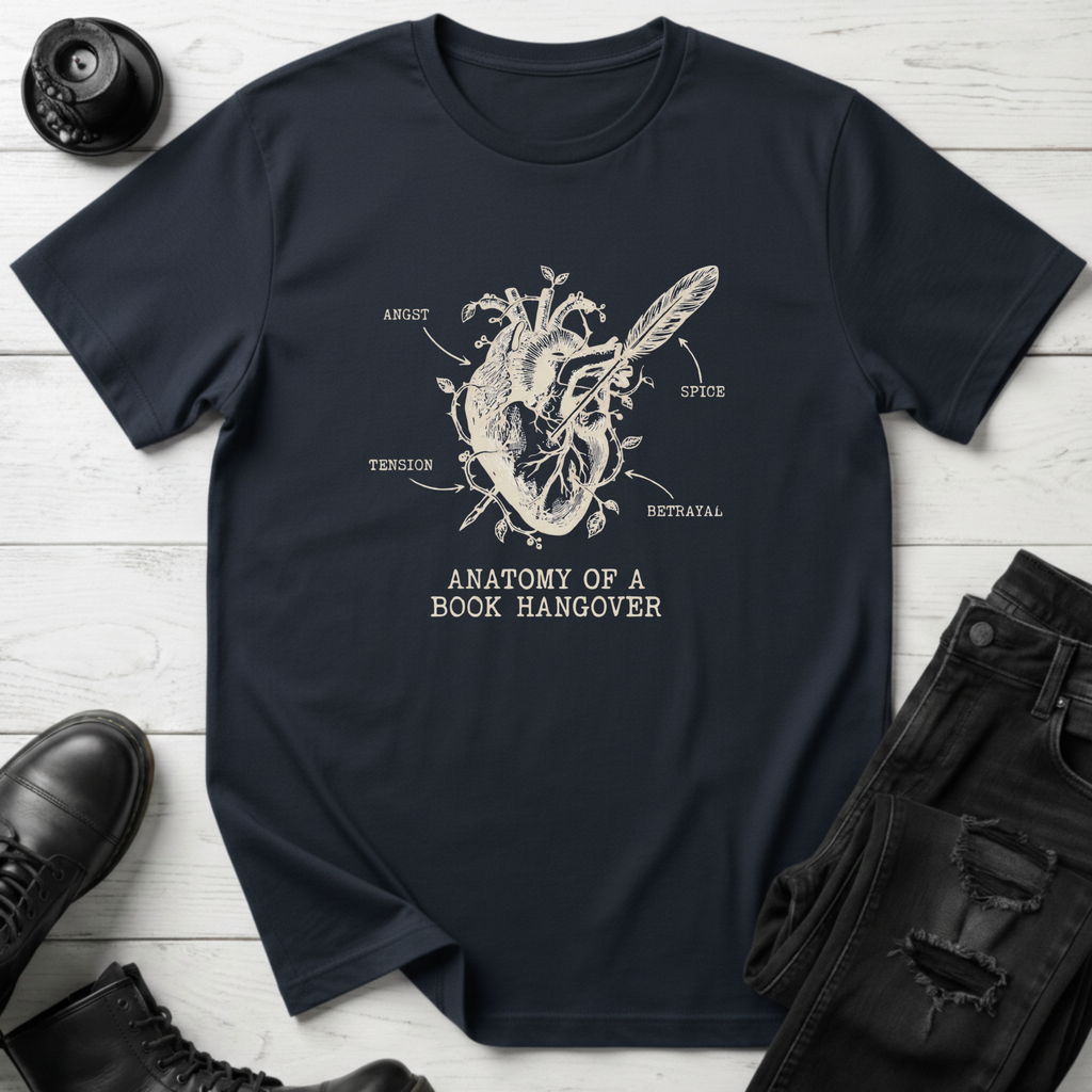 Anatomy of a Book Hangover T-Shirt
