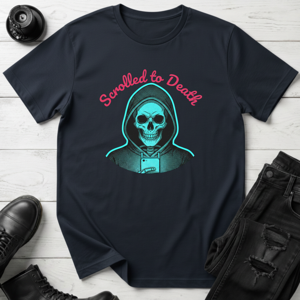 Scrolled To Death Doom Scroller T-Shirt