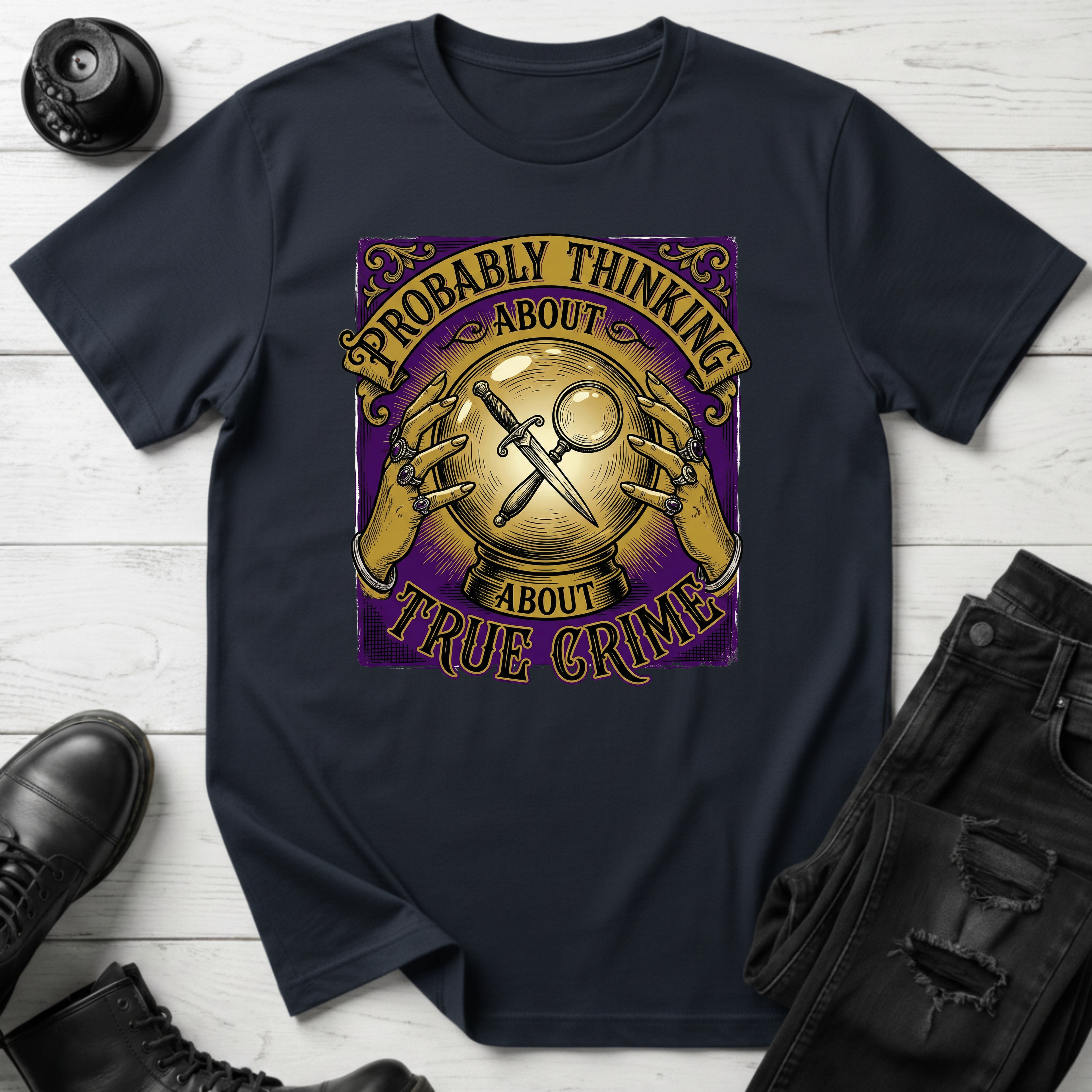 Crystal Ball, True Crime T-shirt