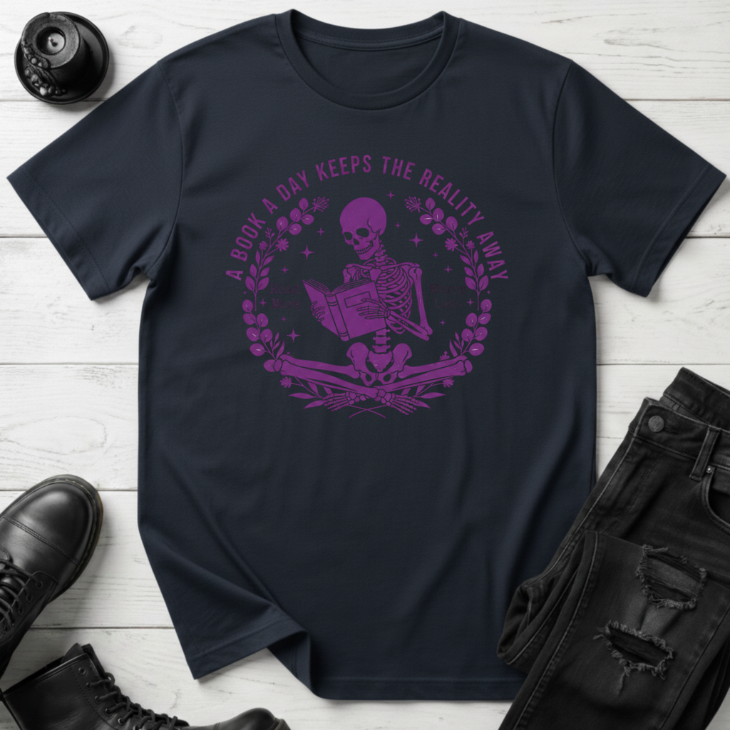 A Book A Day Keeps The Reality Away T-Shirt
