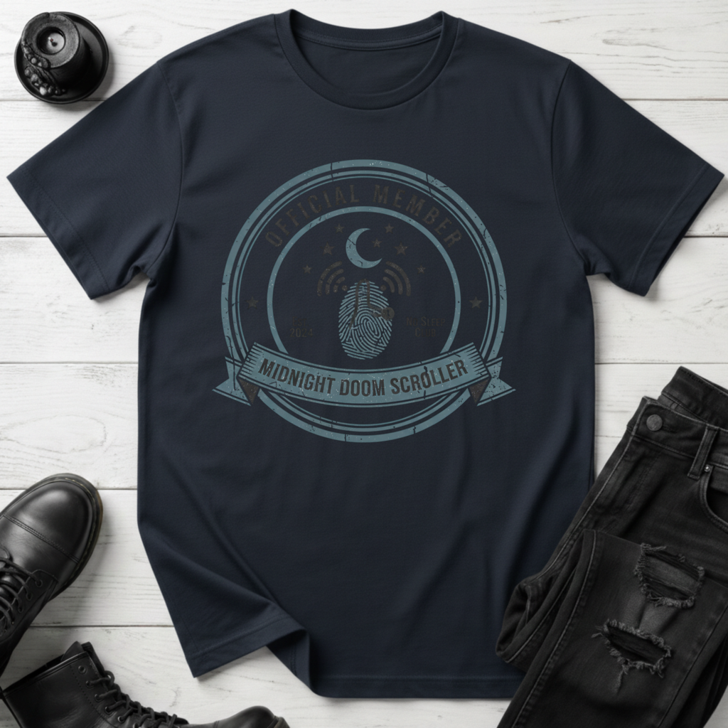 Midnight Doom Scroller Official Member T-Shirt