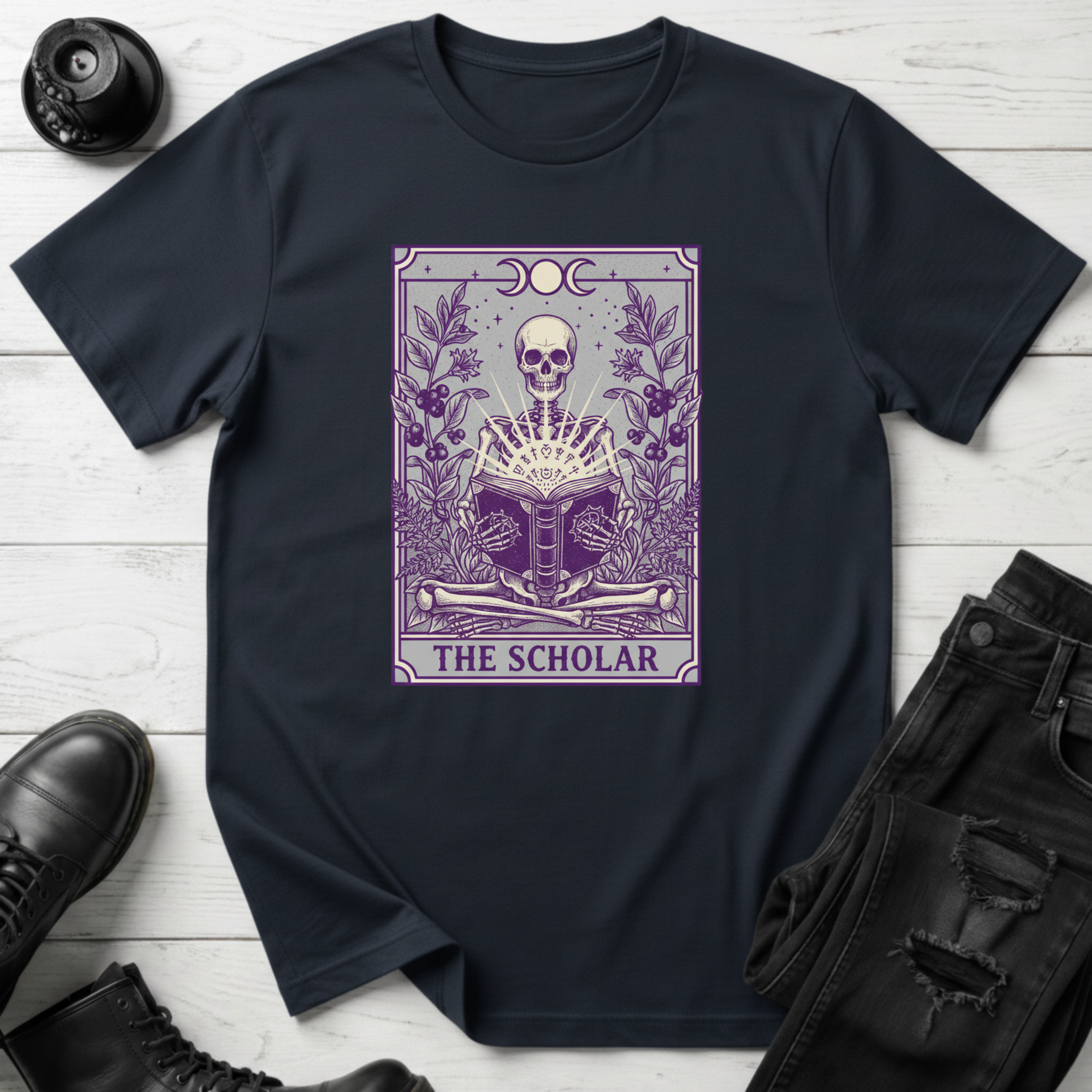 The Scholar Bookish Tarot T-Shirt