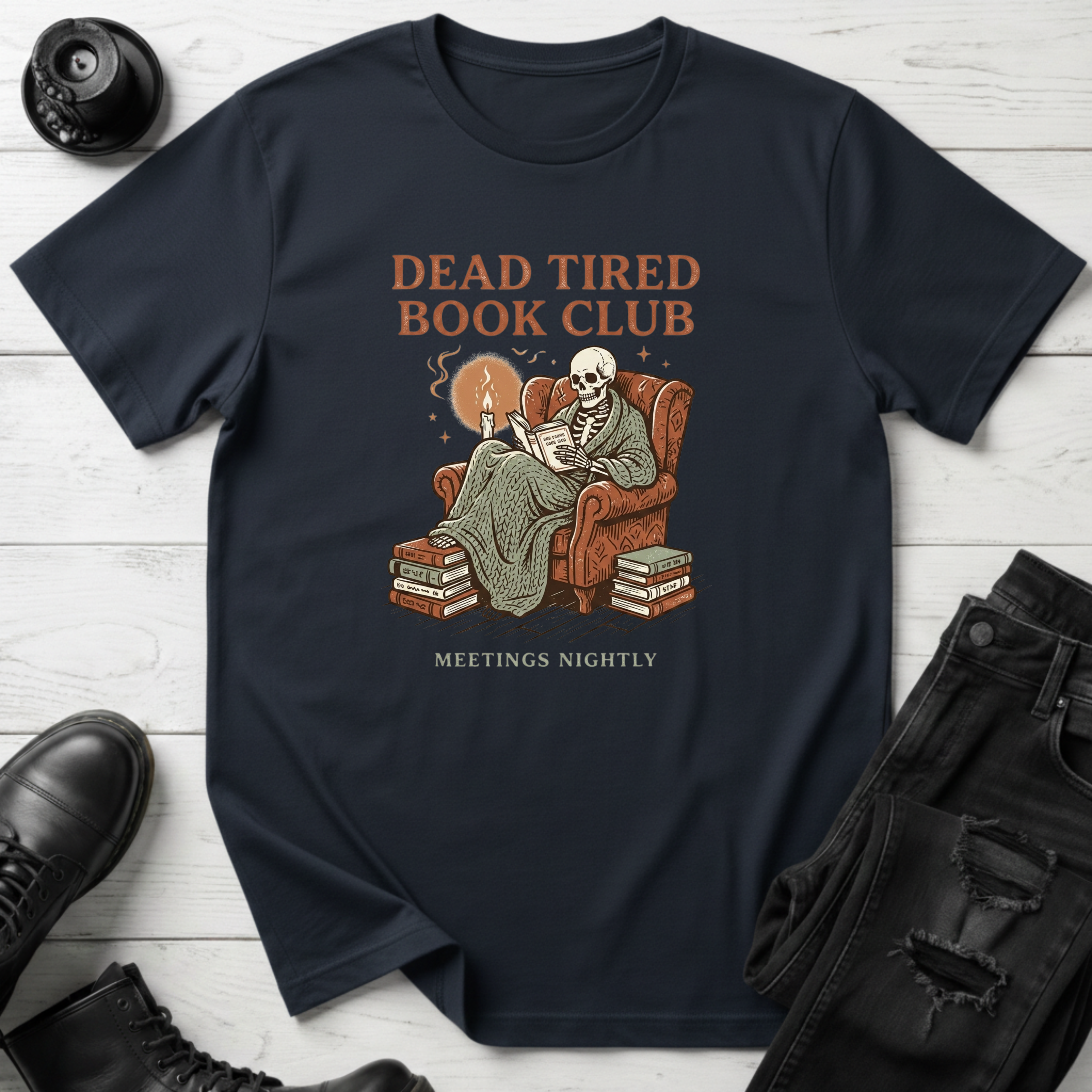 Dead Tired Reading Club T-Shirt