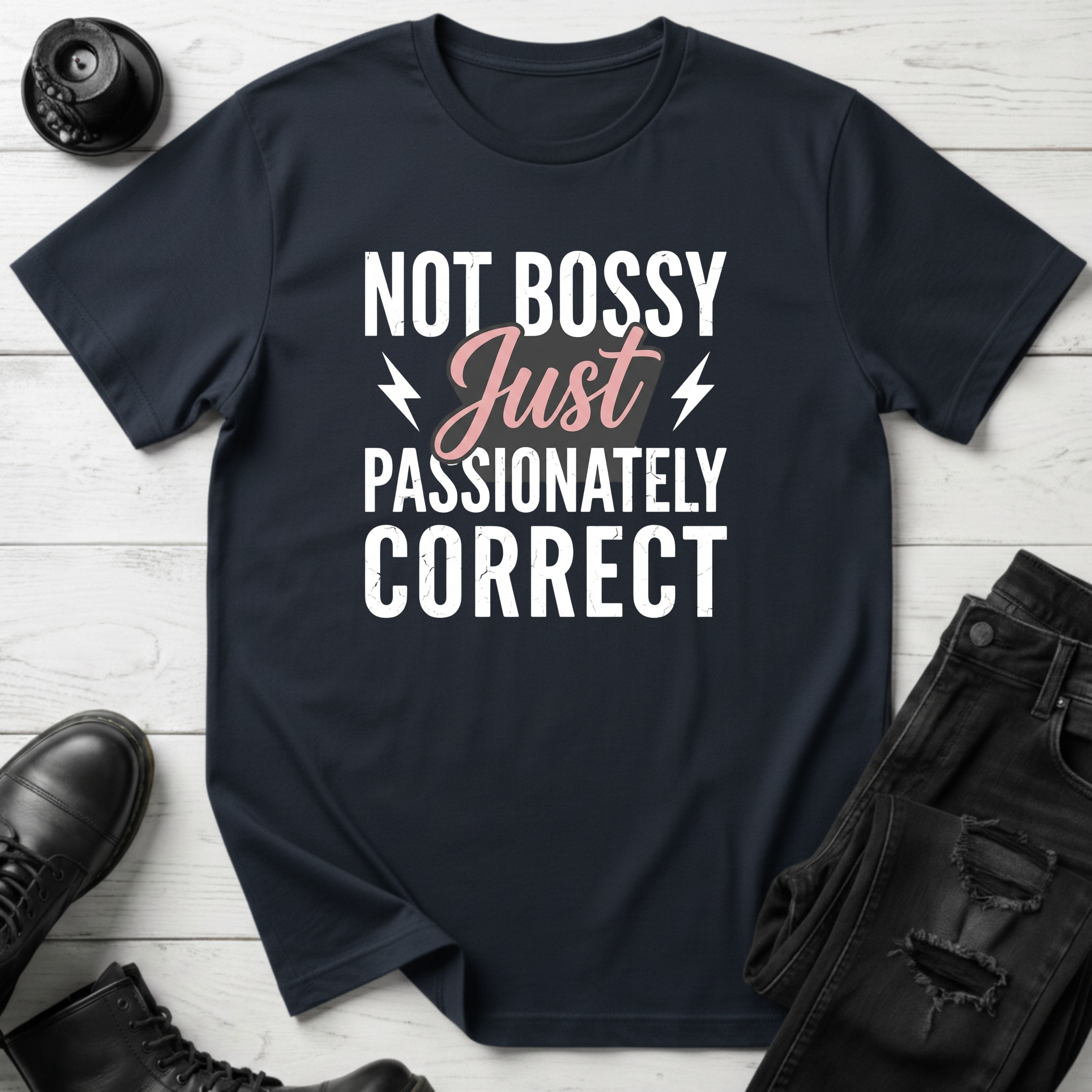 Not Bossy Just Passionately Correct T-Shirt