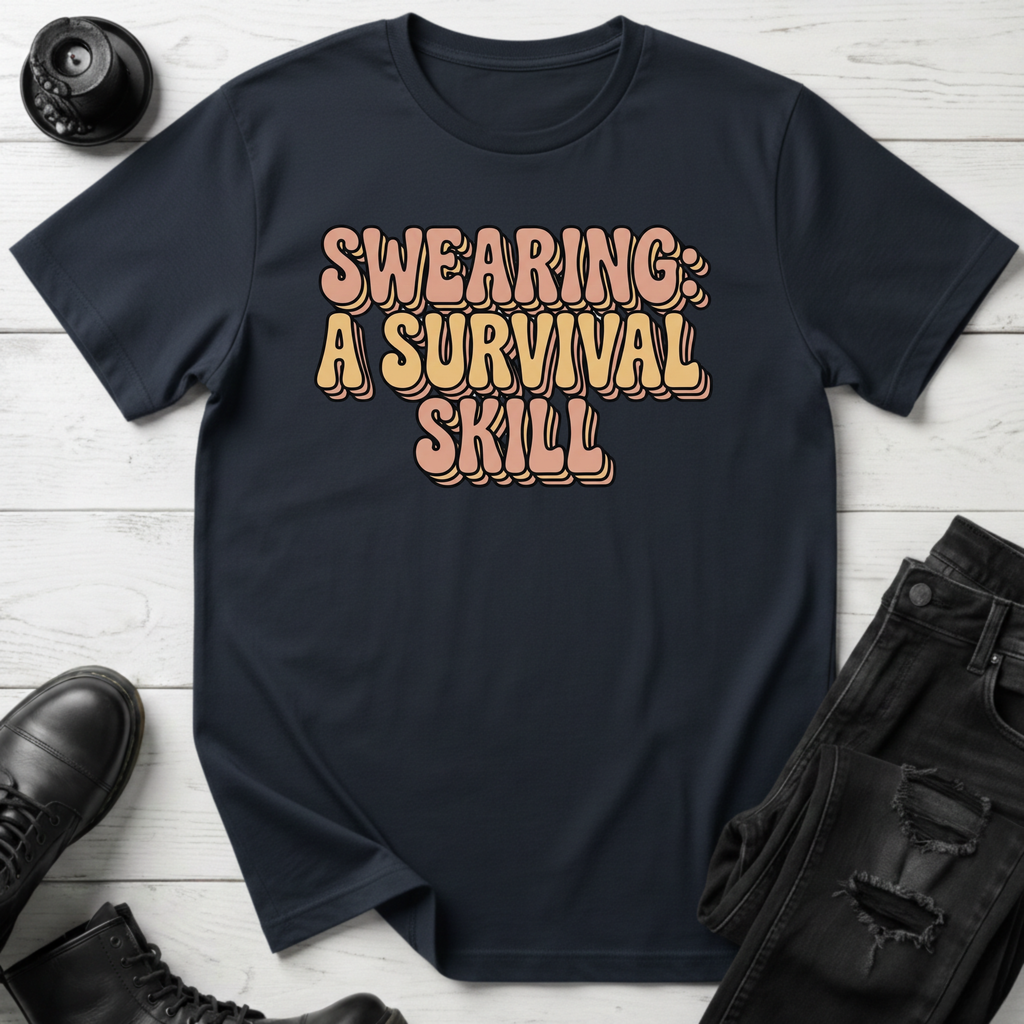 Swearing: A Survival Skill T-Shirt