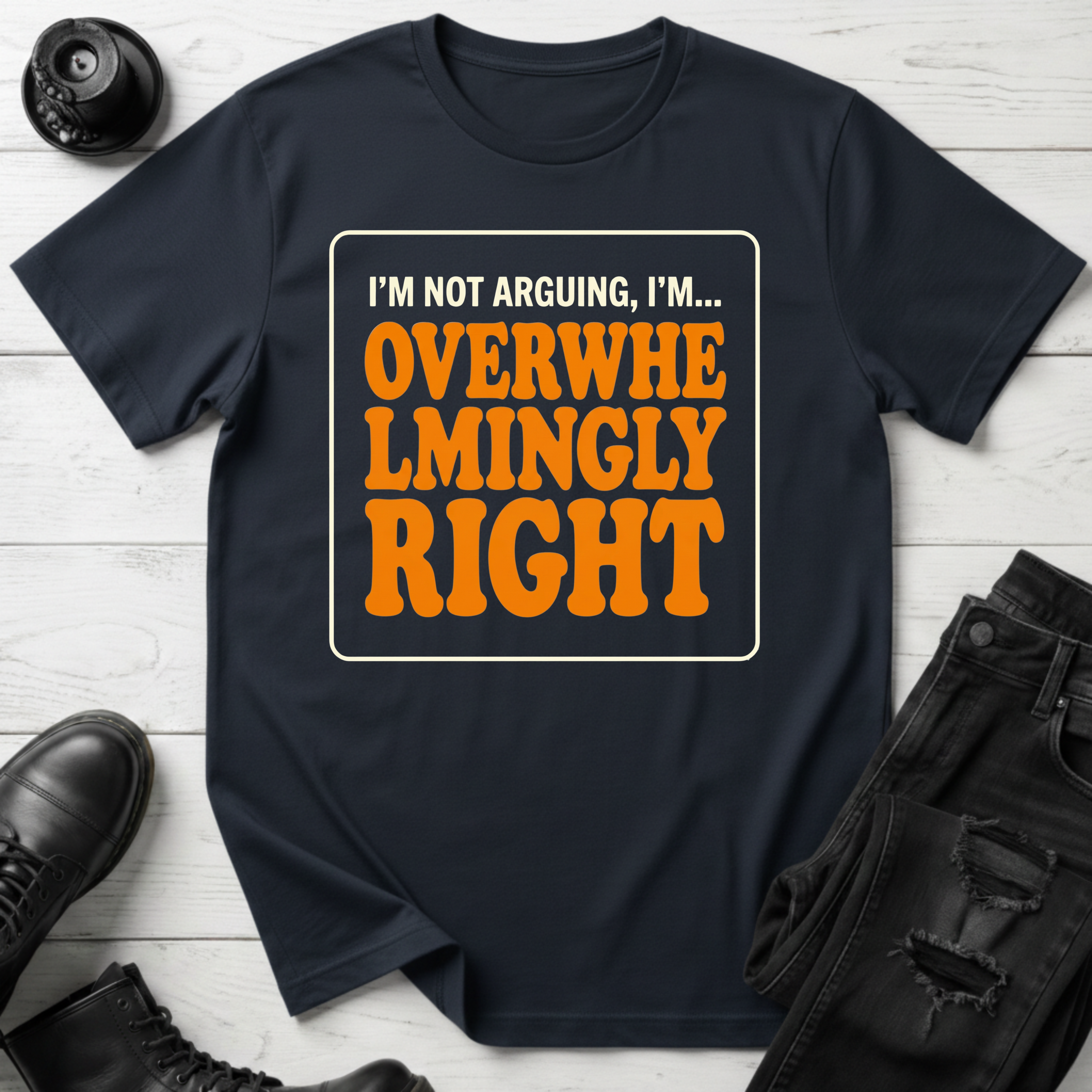 I’m Not Arguing, I’m Overwhelmingly Right T-Shirt