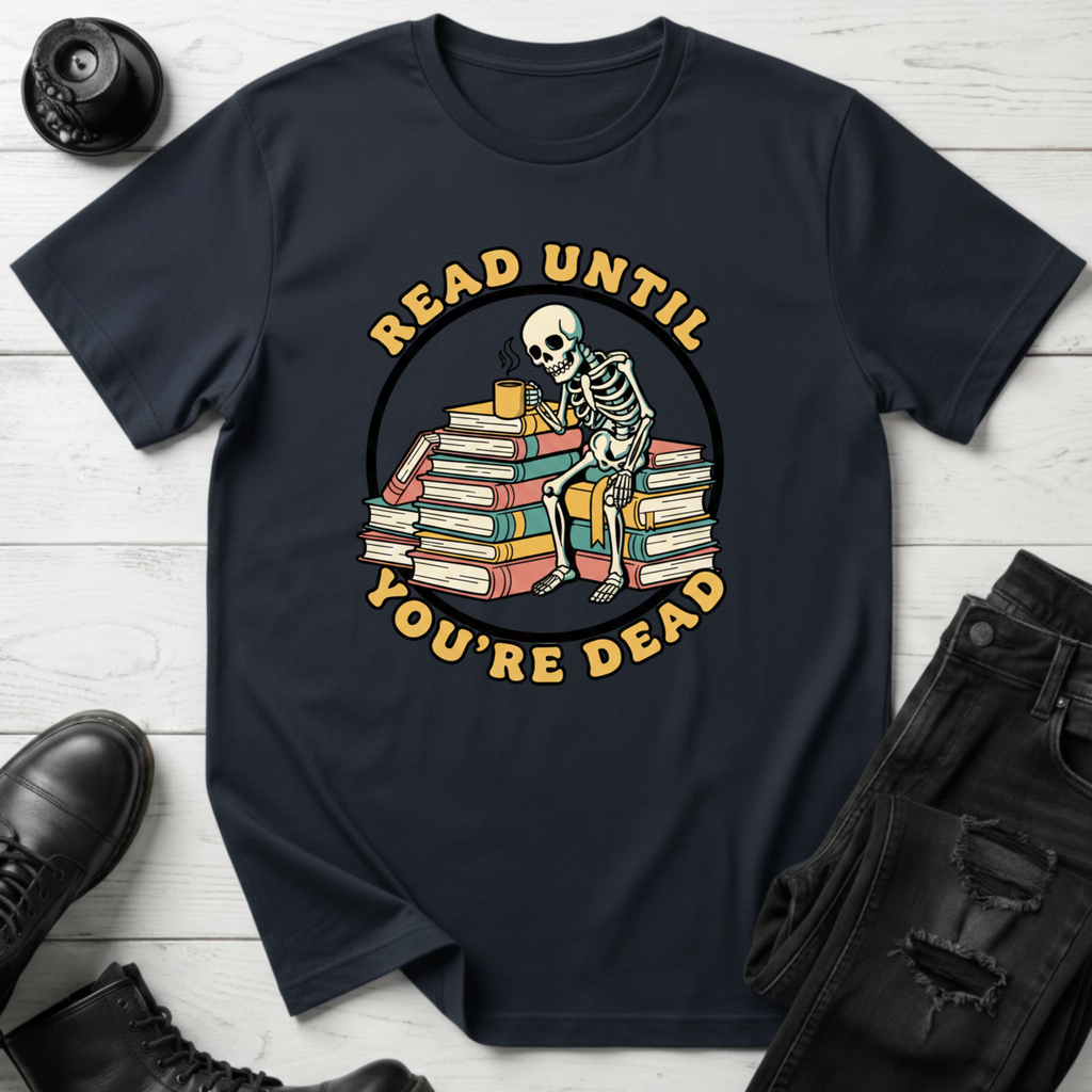 Read Until You’re Dead Bookish T-Shirt