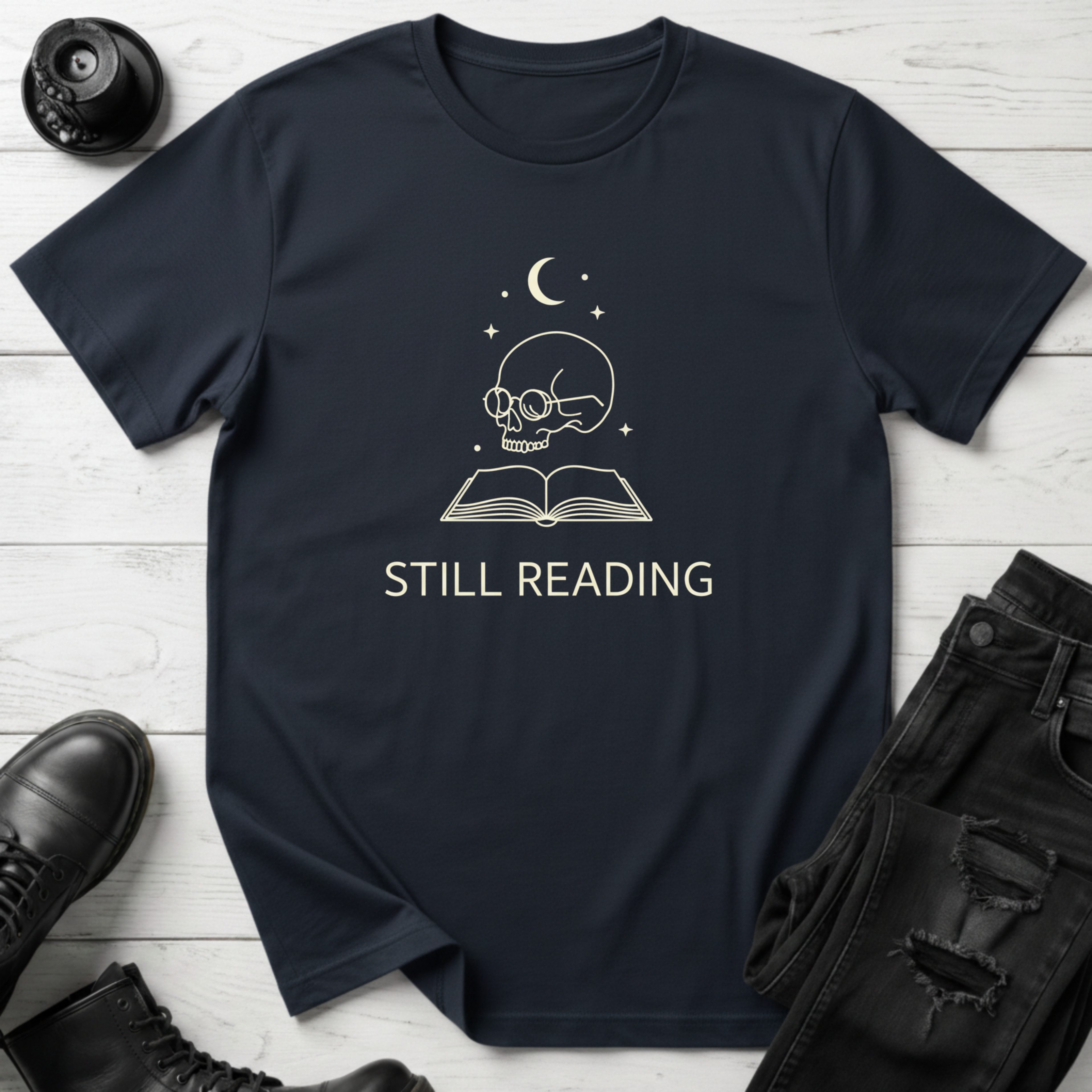 Still Reading Midnight Readers T-Shirt