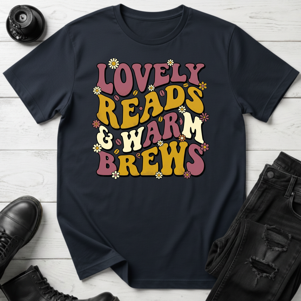 Lovely Reads & Warm Brews T-Shirt