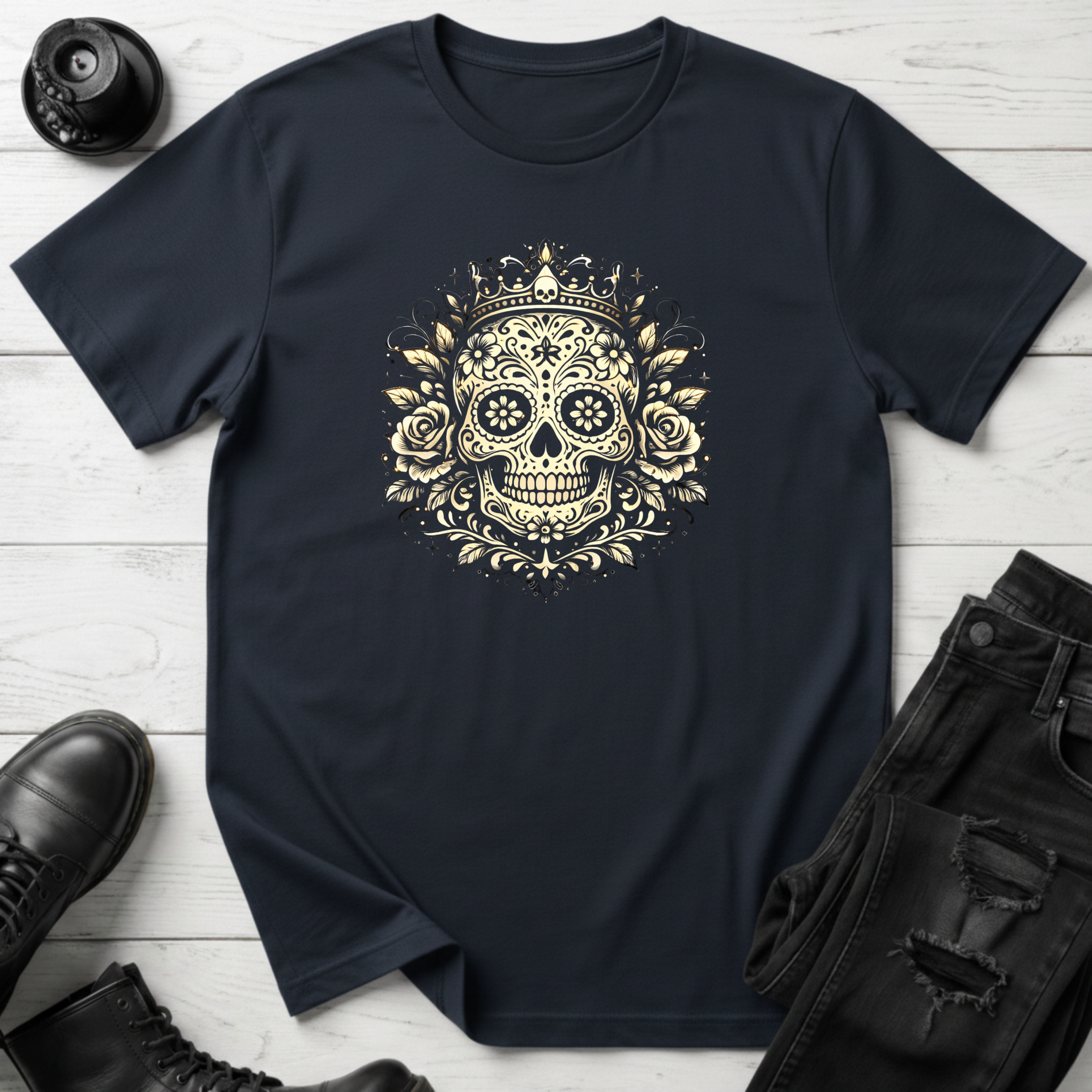 Crowned Sugar Skull T-Shirt