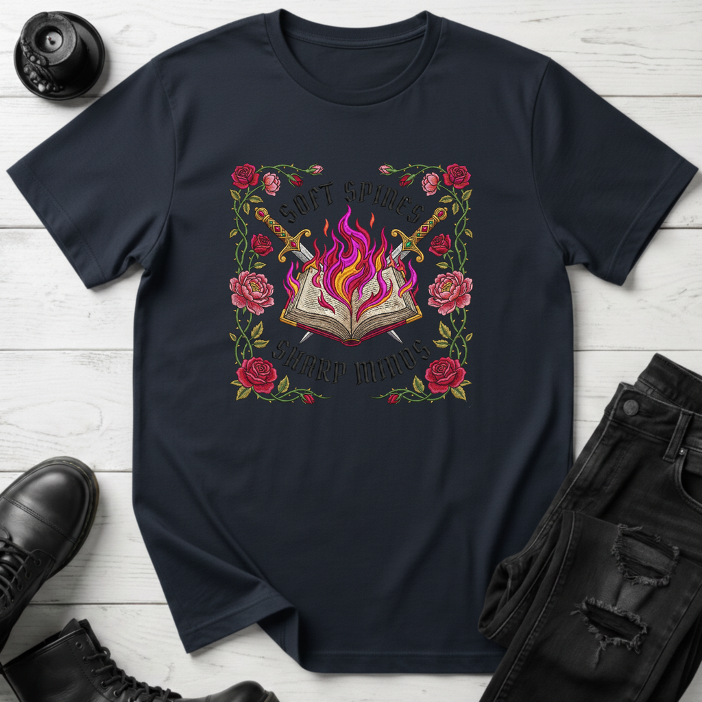 Soft Spines Sharp Minds T-Shirt