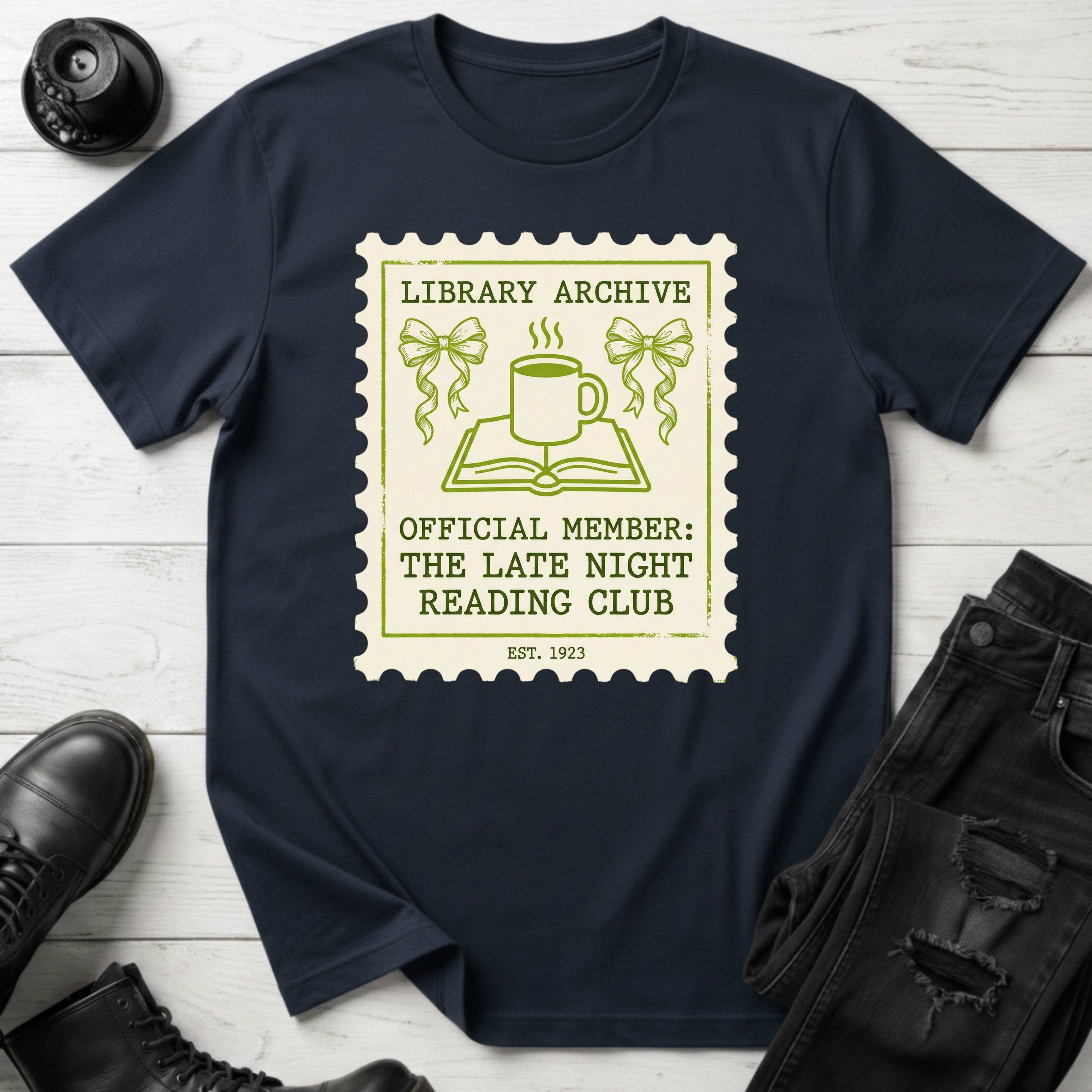 Library Archive Stamp T-Shirt