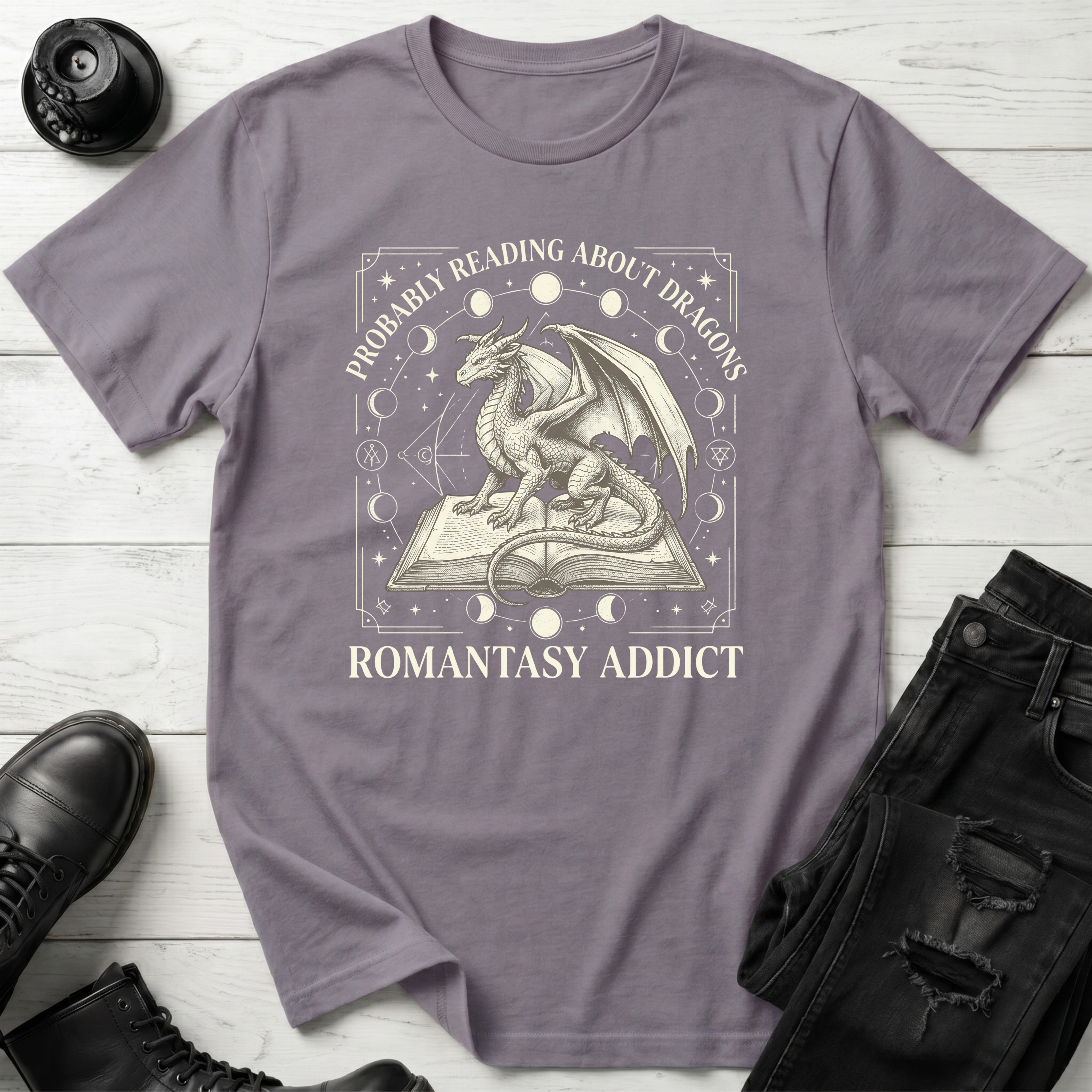 Probably Reading About Dragons T-Shirt