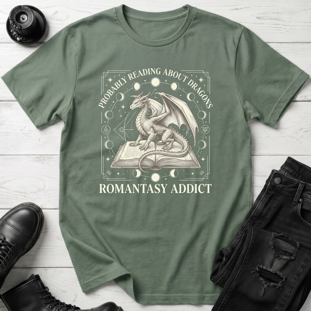 Probably Reading About Dragons T-Shirt