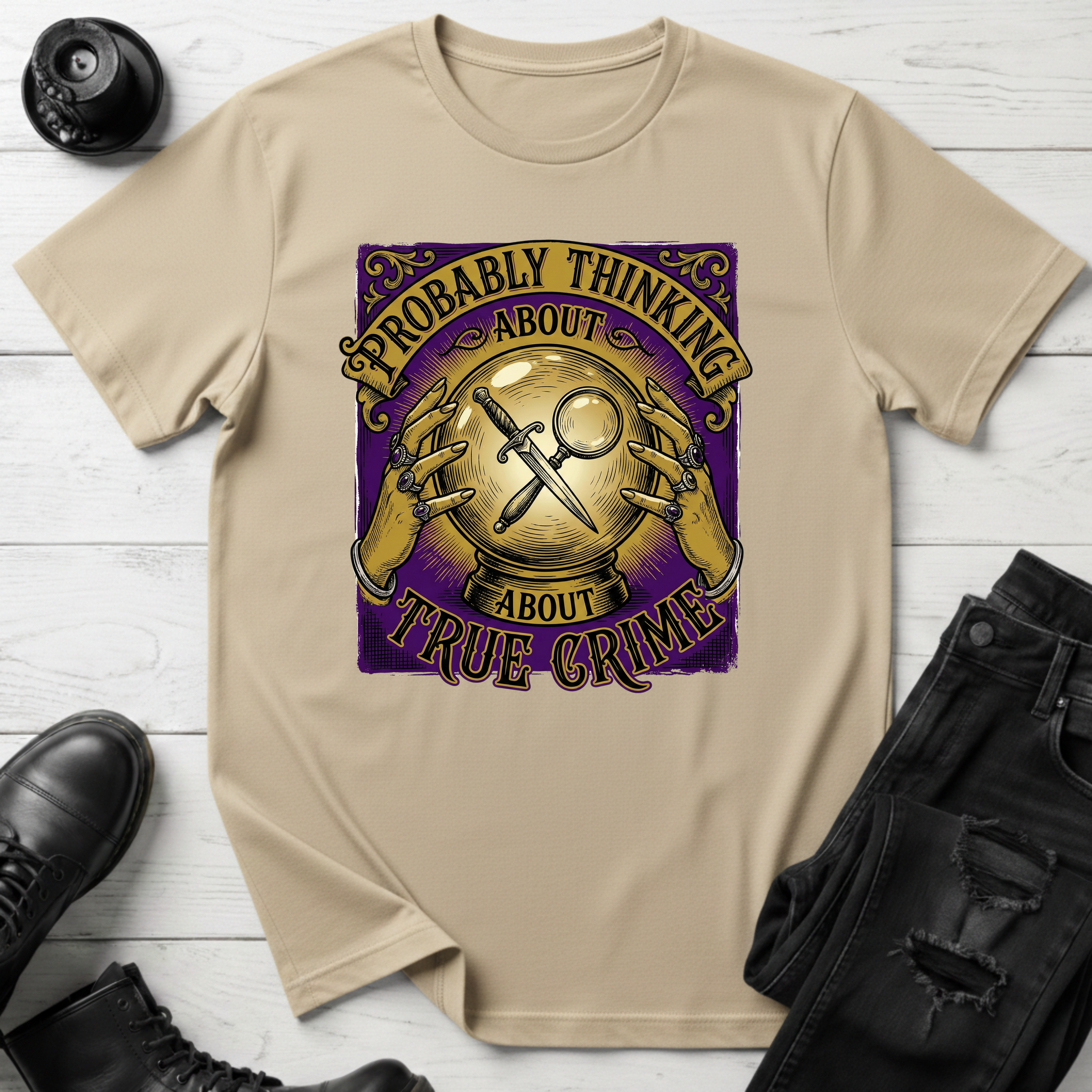 Crystal Ball, True Crime T-shirt