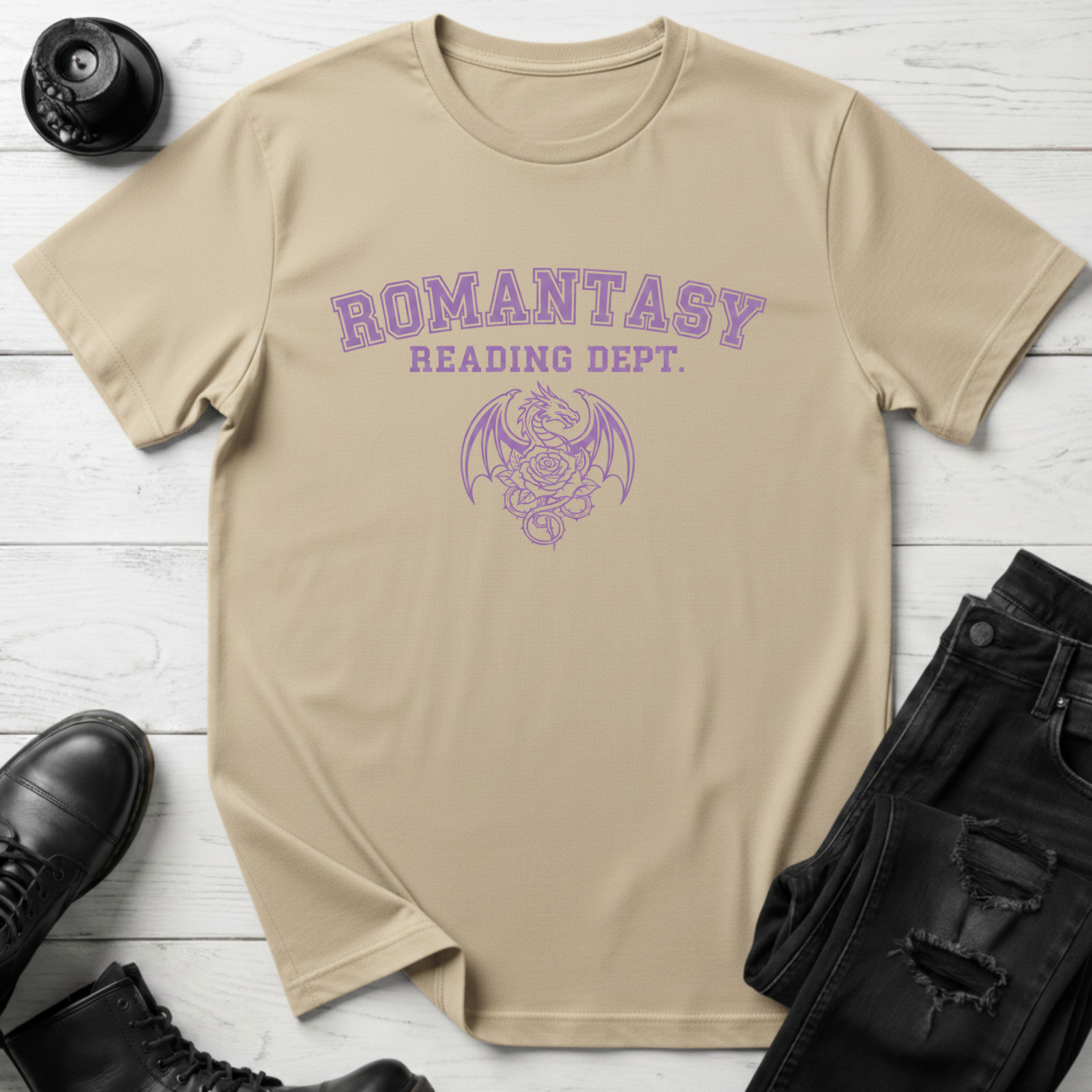 Romantasy Reading Dept. T-shirt