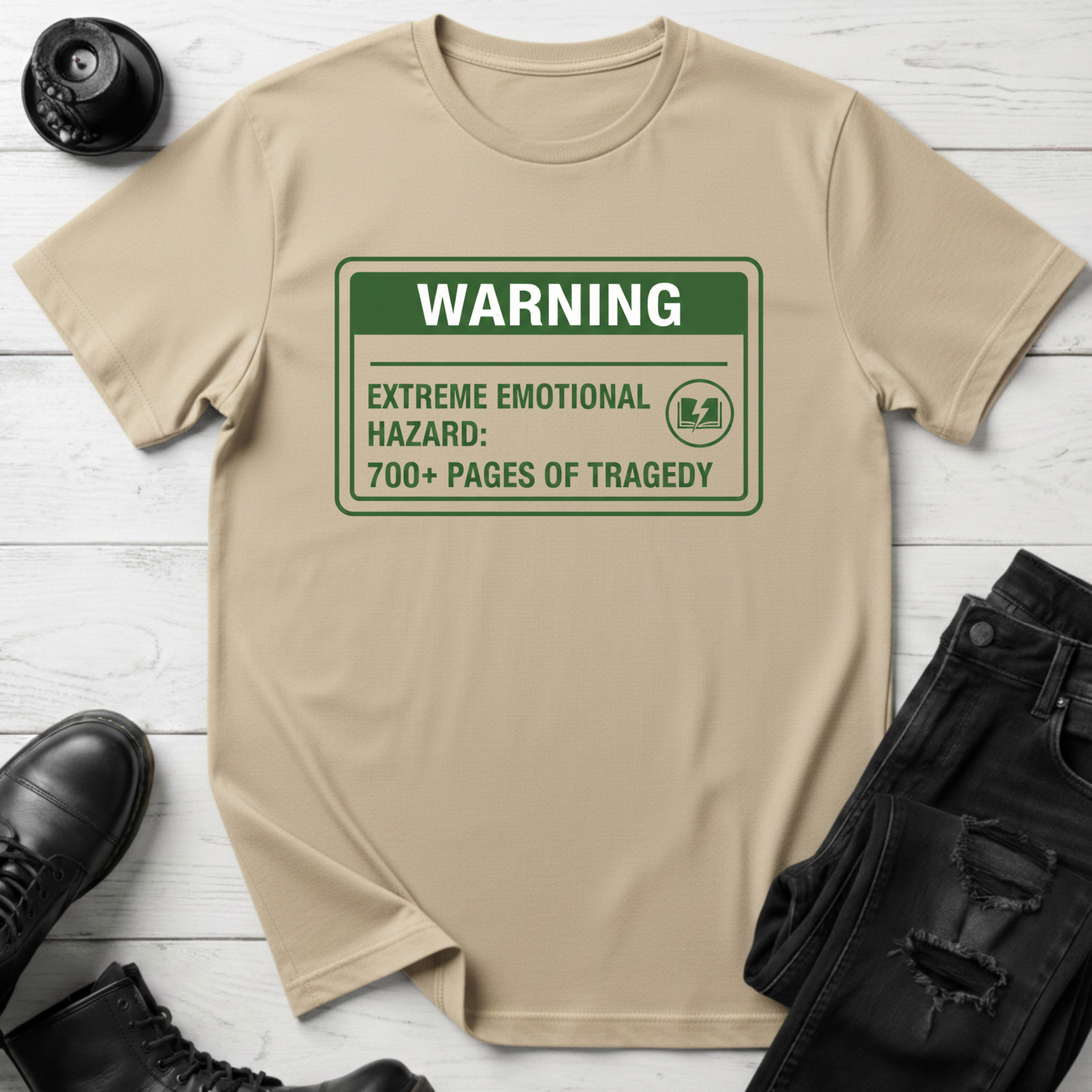 Warning: Extreme Emotional Hazard T-shirt