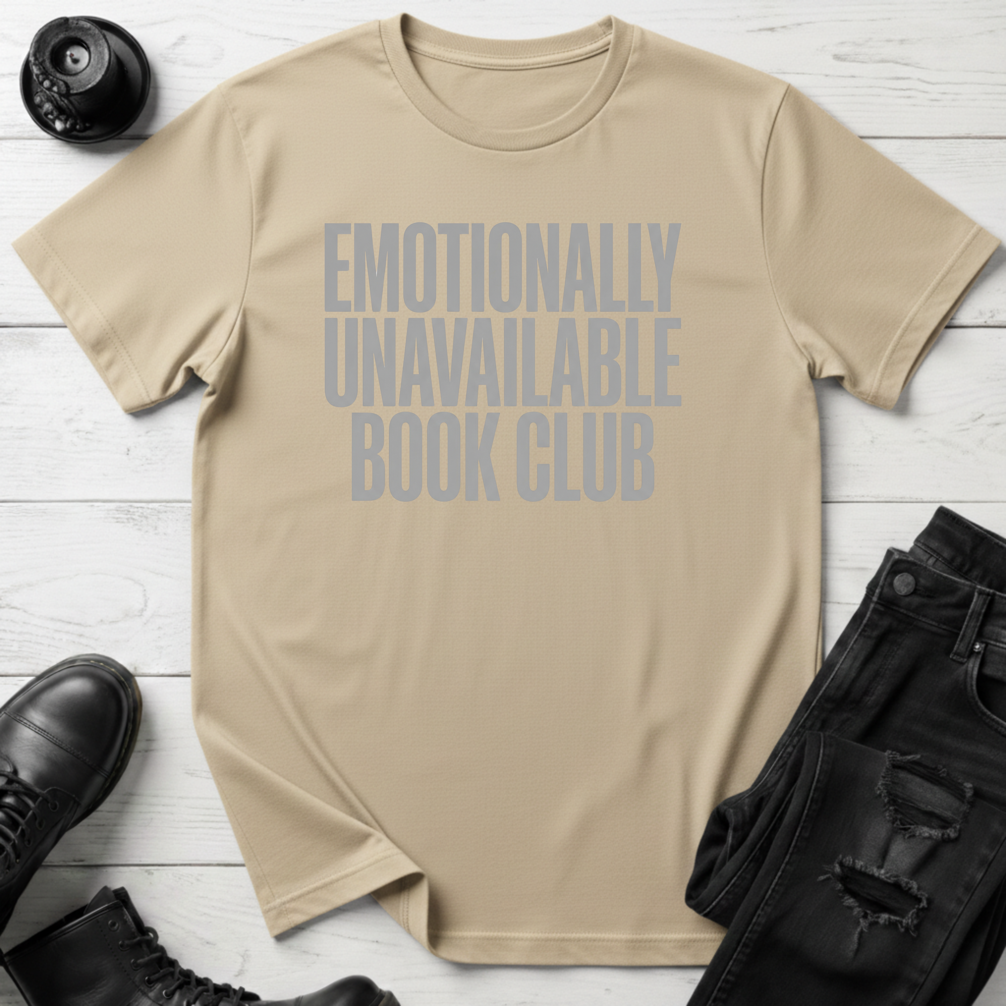 Emotionally Unavailable Book Club T-Shirt