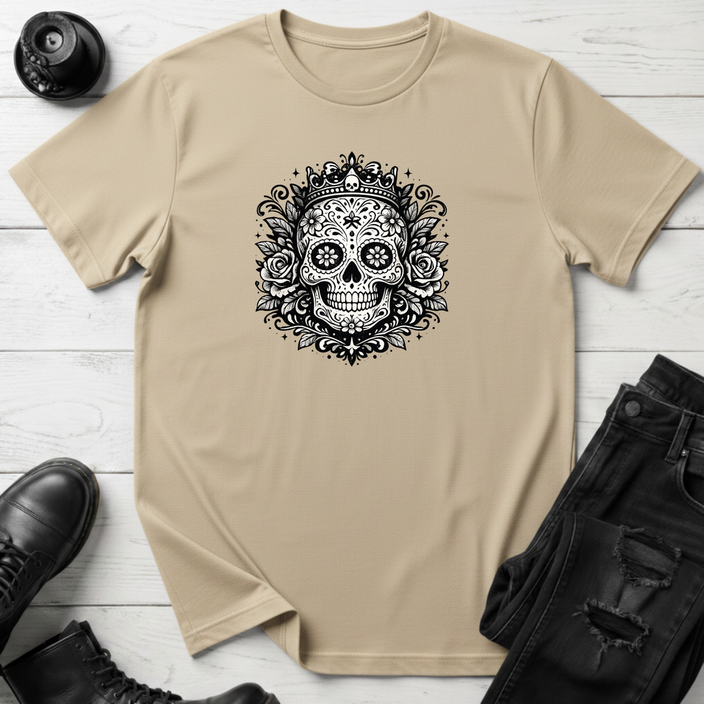 Crowned Sugar Skull T-Shirt