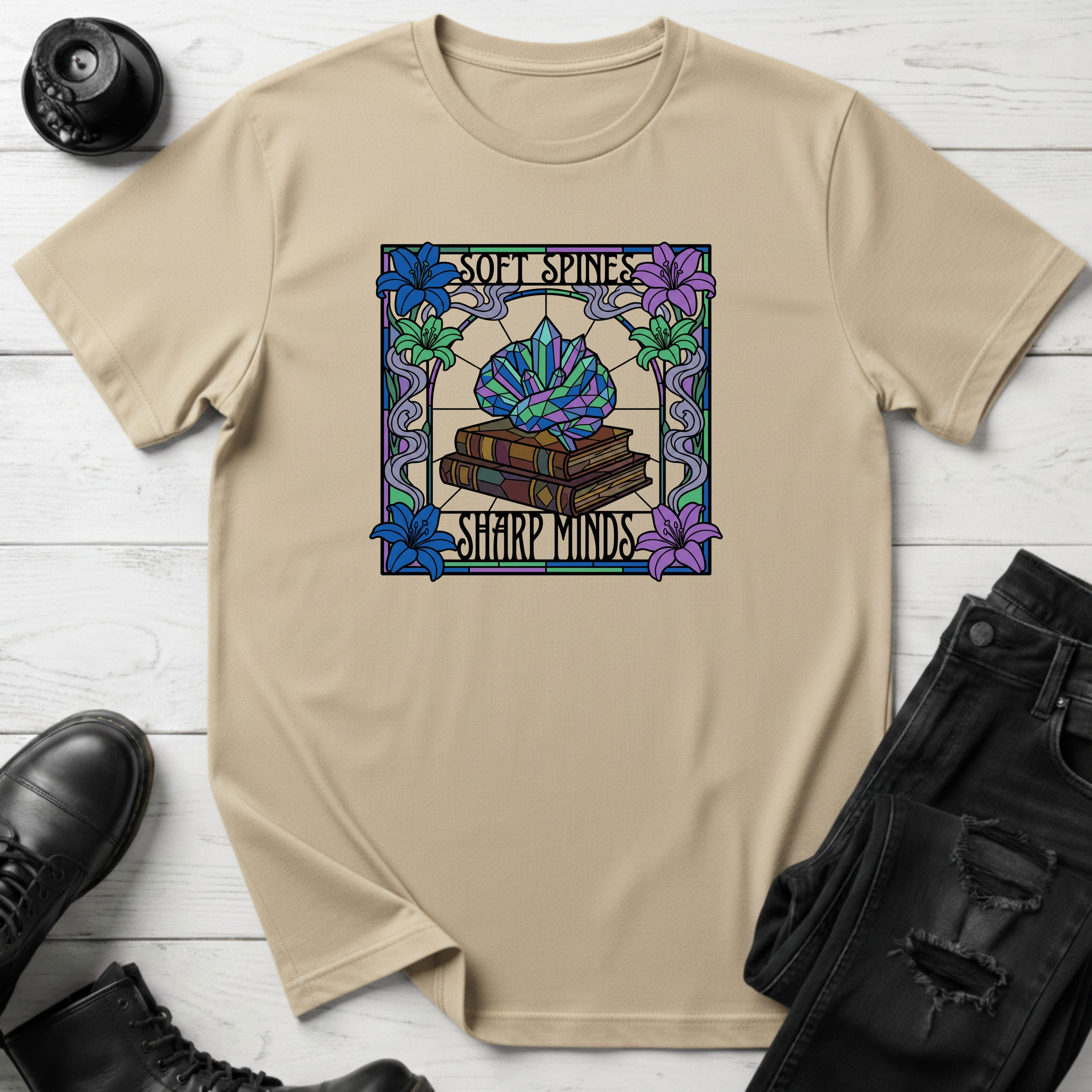 Soft Spine Sharp Minds T-Shirt