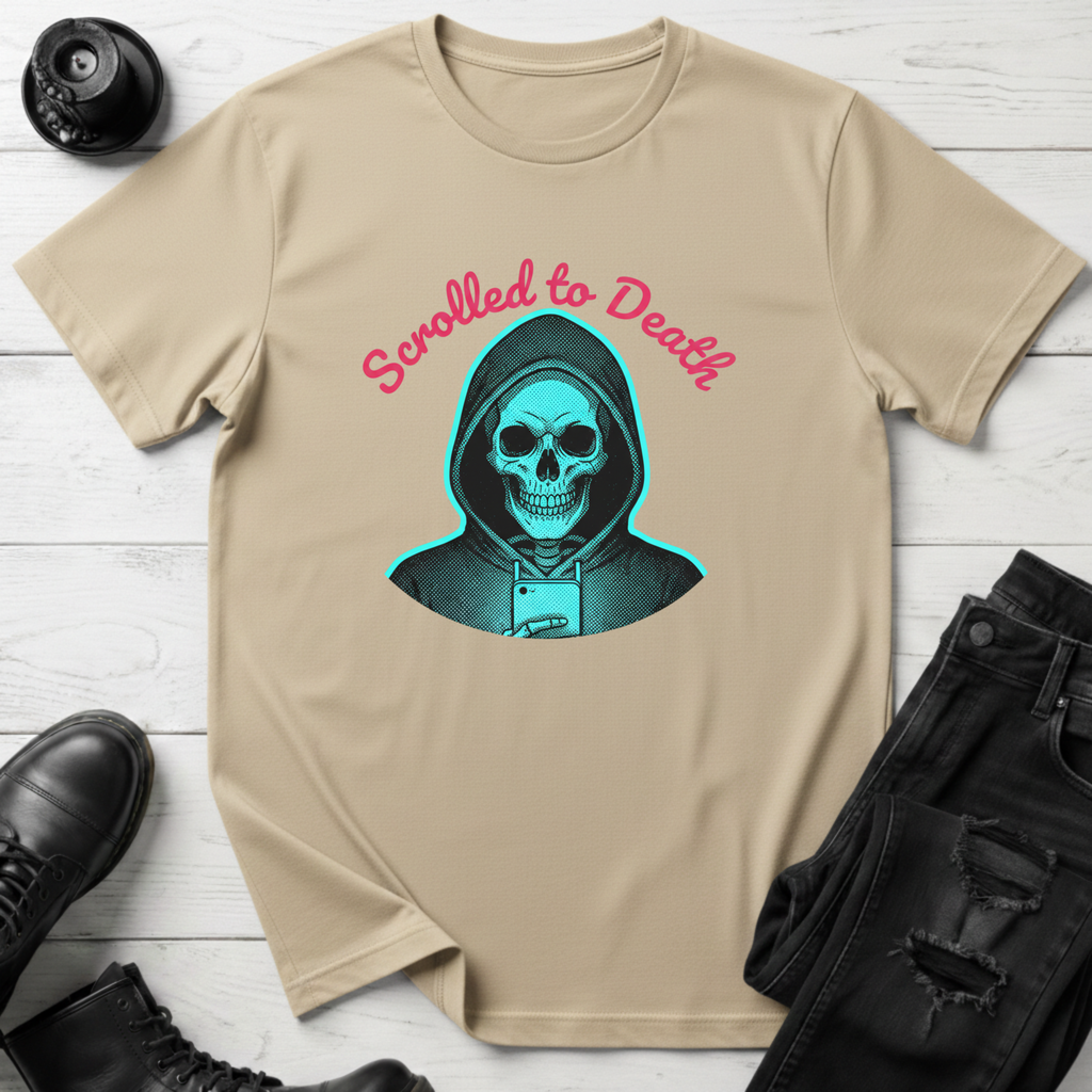 Scrolled To Death Doom Scroller T-Shirt