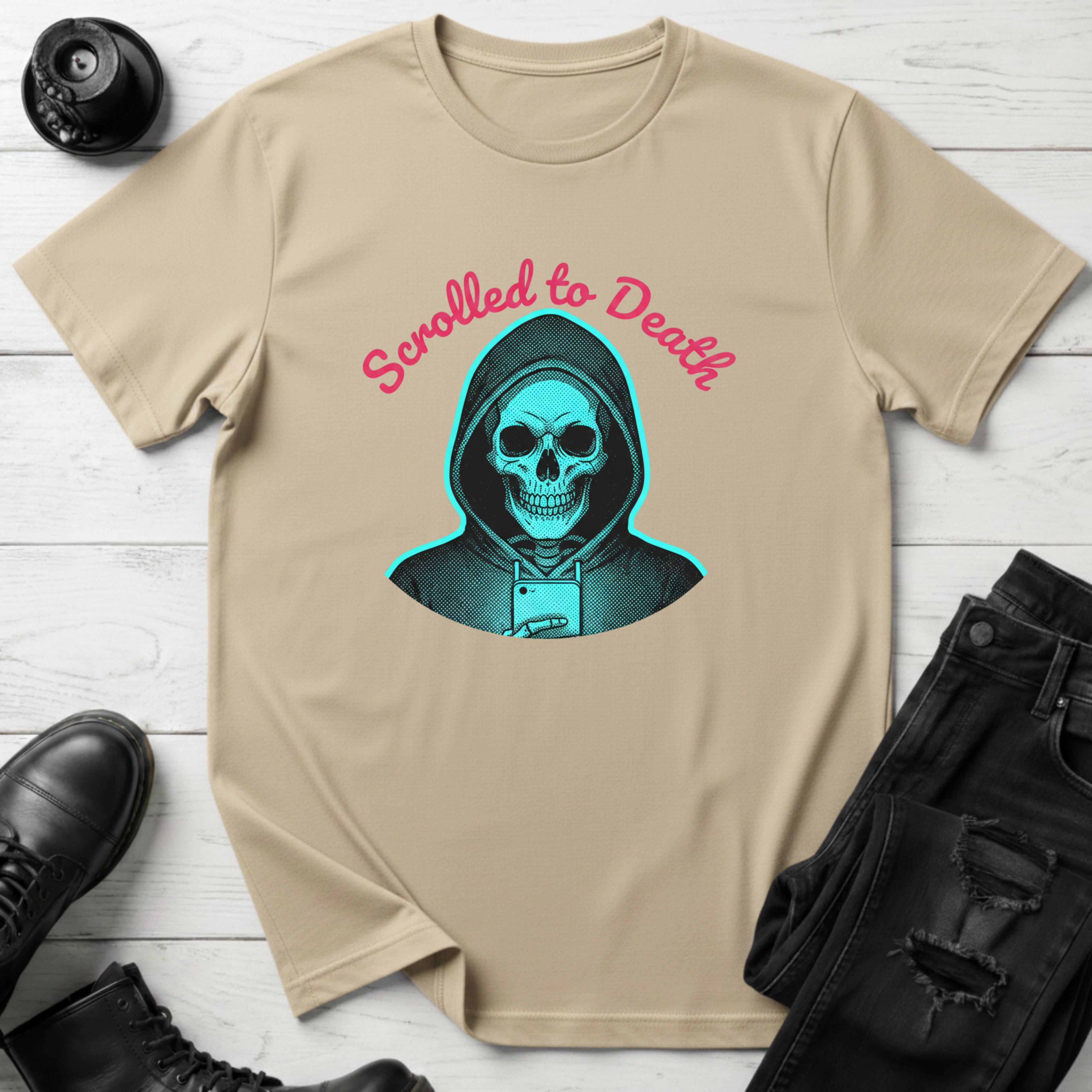 Scrolled To Death Doom Scroller T-Shirt