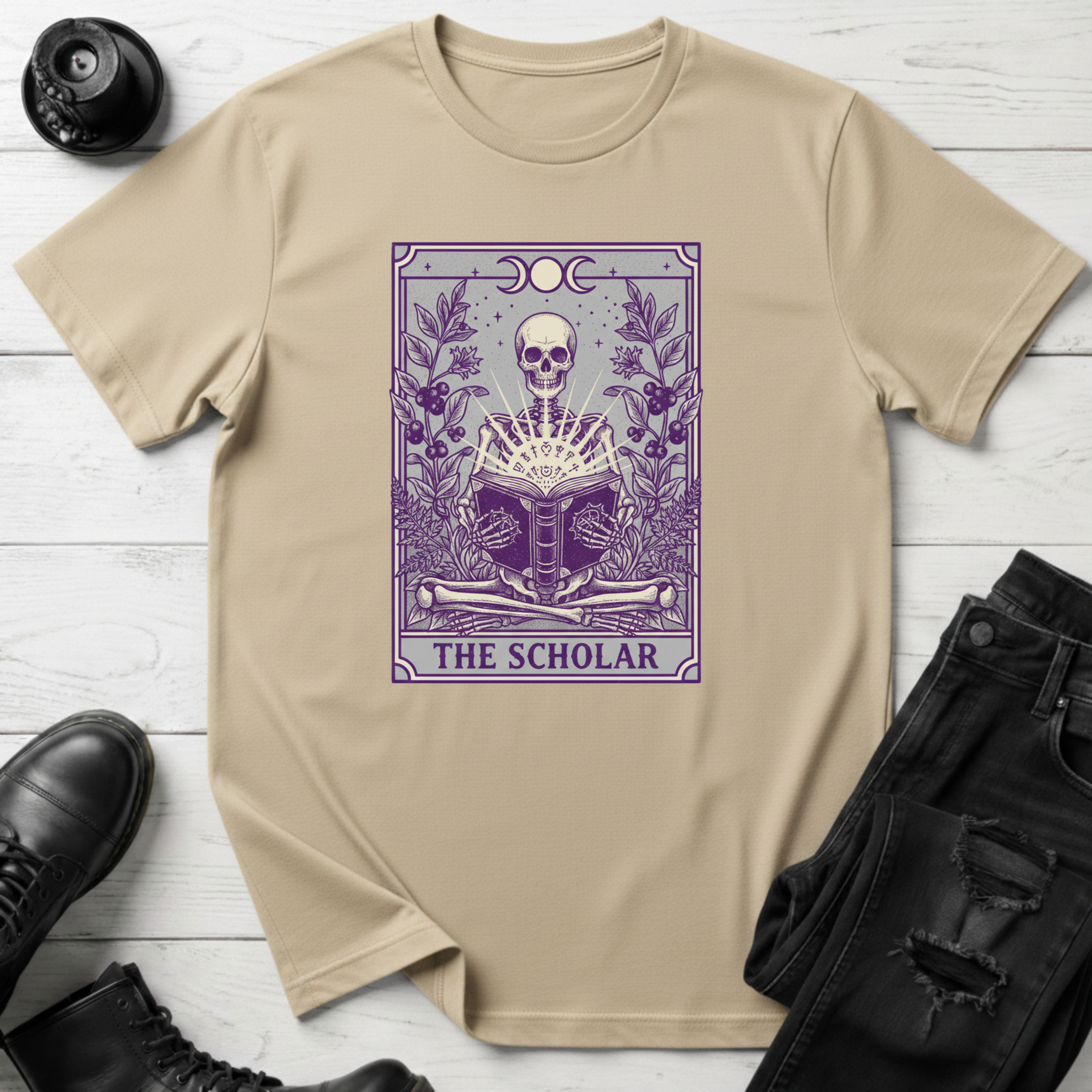 The Scholar Bookish Tarot T-Shirt