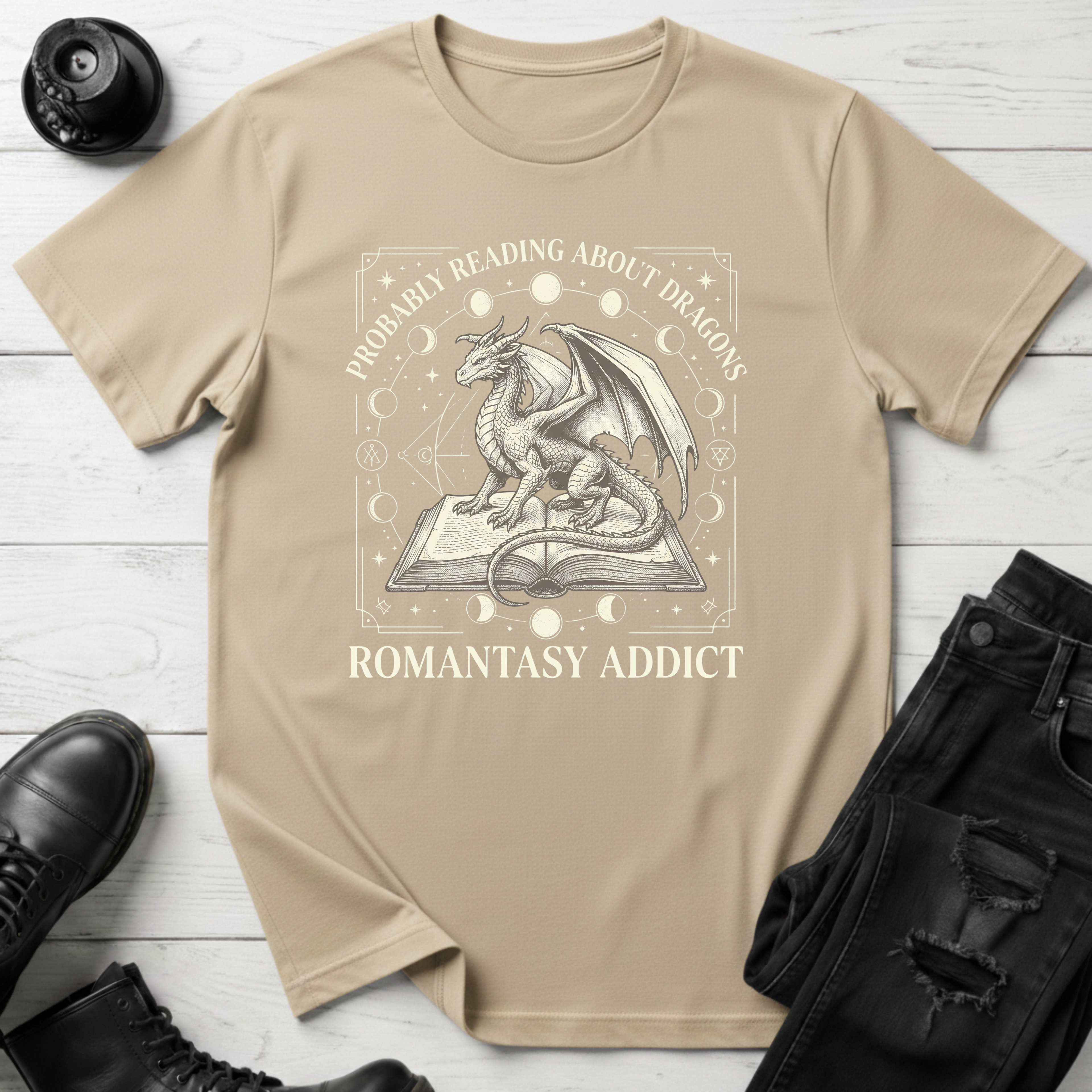 Probably Reading About Dragons T-Shirt