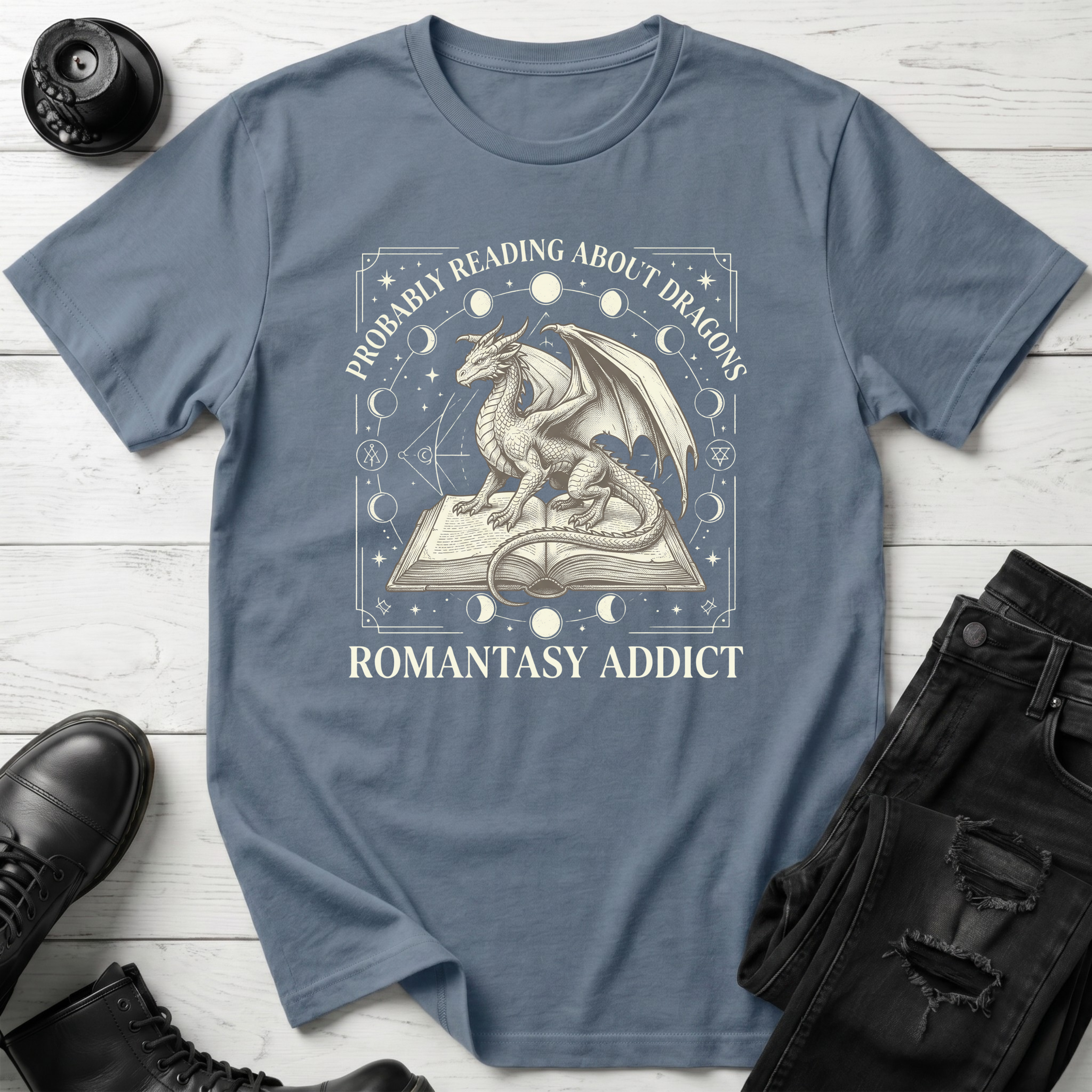 Probably Reading About Dragons T-Shirt